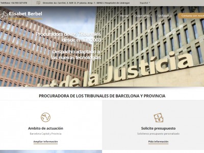 Web Berbel Procuradores